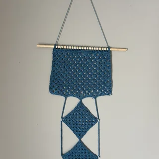 Macrochet Blue