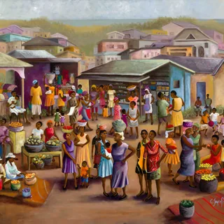 Ghanaian Village Market