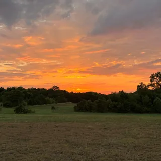 Sunset at the farm