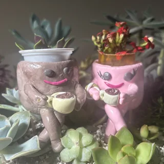 Sharing a Cup Coffee in my Garden