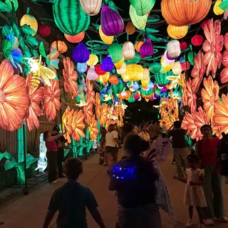 tunnel of lights