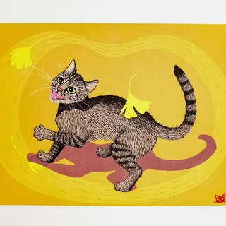 Ginkgo Cat