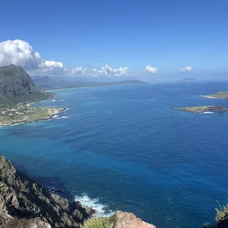 View from Makapu’u Point, Oahu, Hawaii