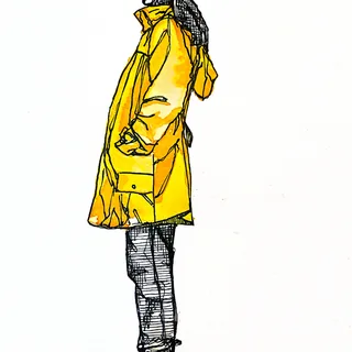 Self Portrait on a Rainy Day